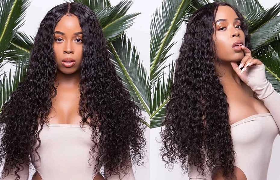 12A Brazilian Afro Kinky Curly Bundles With Closure Human Hair Bundles With Frontal Loose Deep Wave Hair Bundles With Closure