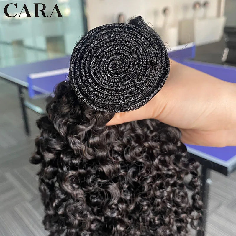 Burmese Curly Raw Human Hair Bundles 3C 4A Hair Bundles Sassy Curl Human Virgin Hair Weaving For Women Natural Black Color