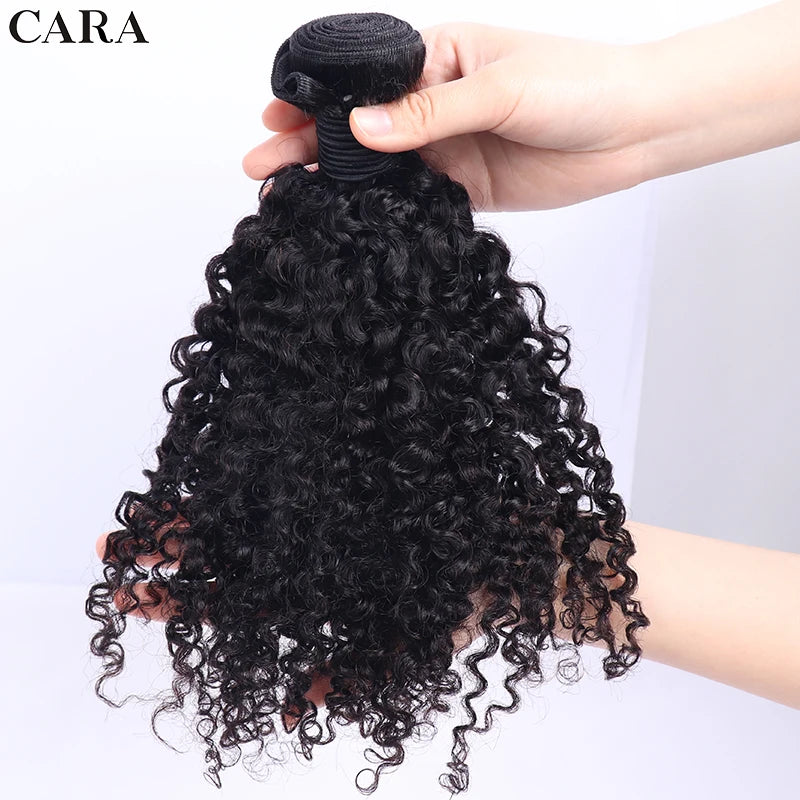 Burmese Curly Raw Human Hair Bundles 3C 4A Hair Bundles Sassy Curl Human Virgin Hair Weaving For Women Natural Black Color