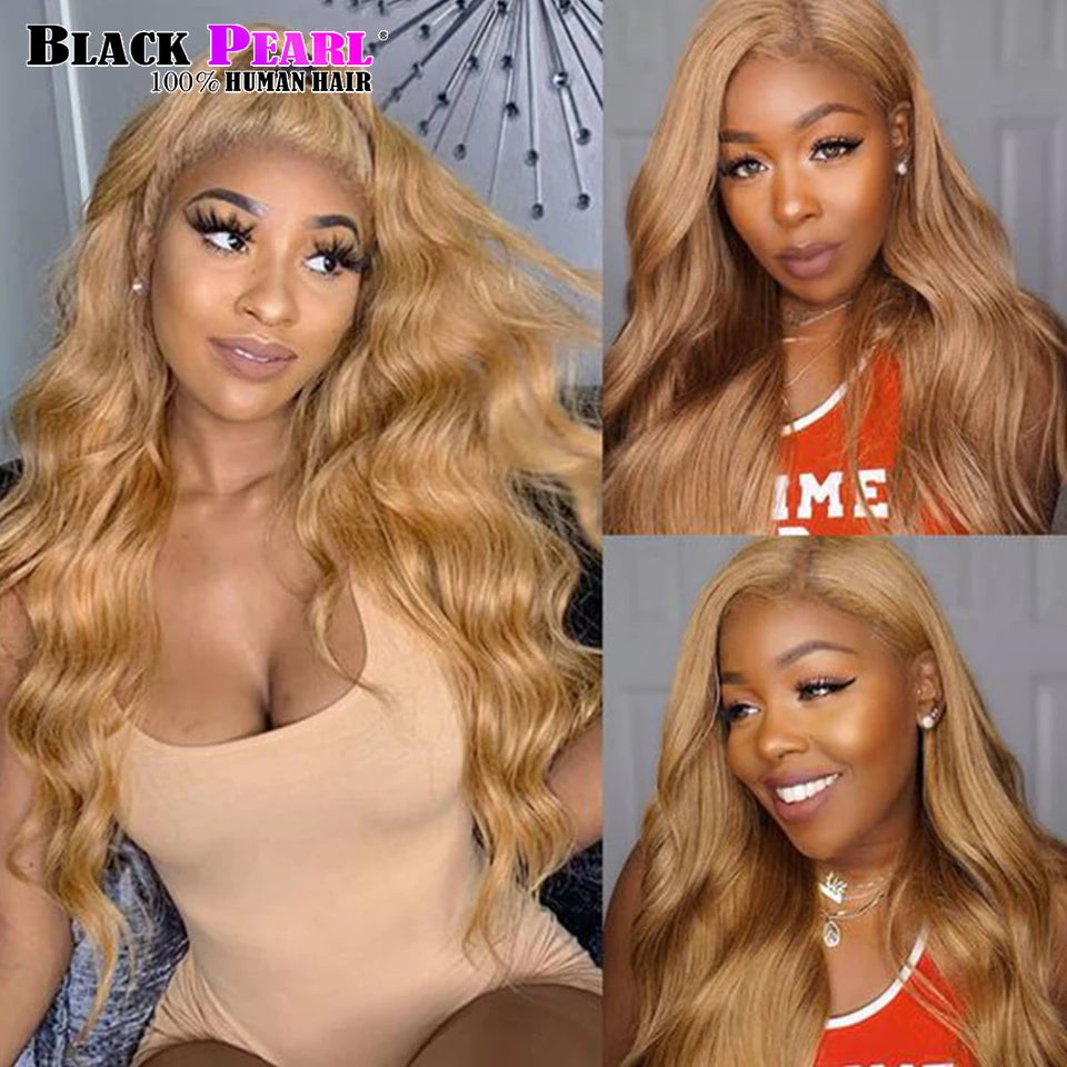 Honey Blonde 27 Colored Hair Brazilian Body Wave Natural Remy Hair Bundles 8 To 26 Inches Sold By 1/3/4 Hair Extension