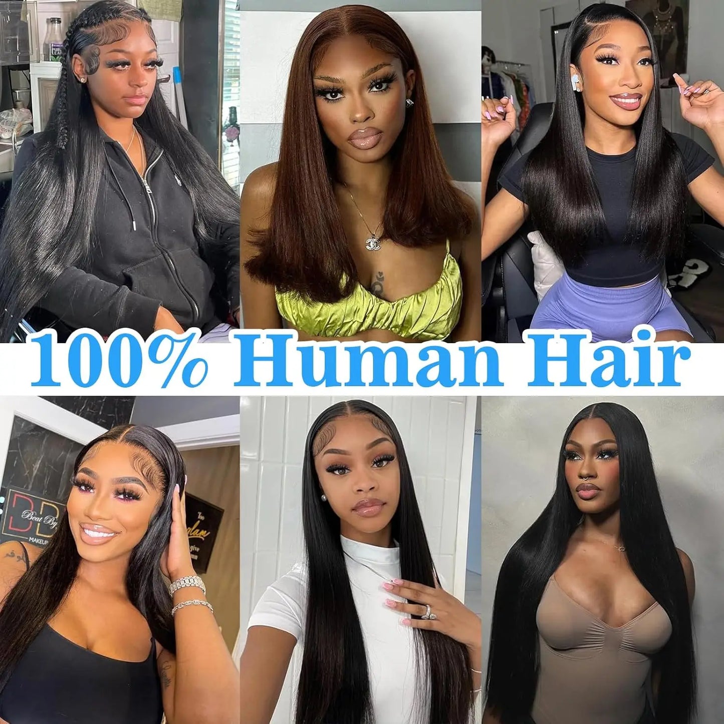 Brazilian Straight Bundles Human Hair 100% Unprocessed Virgin Human Hair Bundles Straight Double Weft Quick Weave Hair 3 Bundles