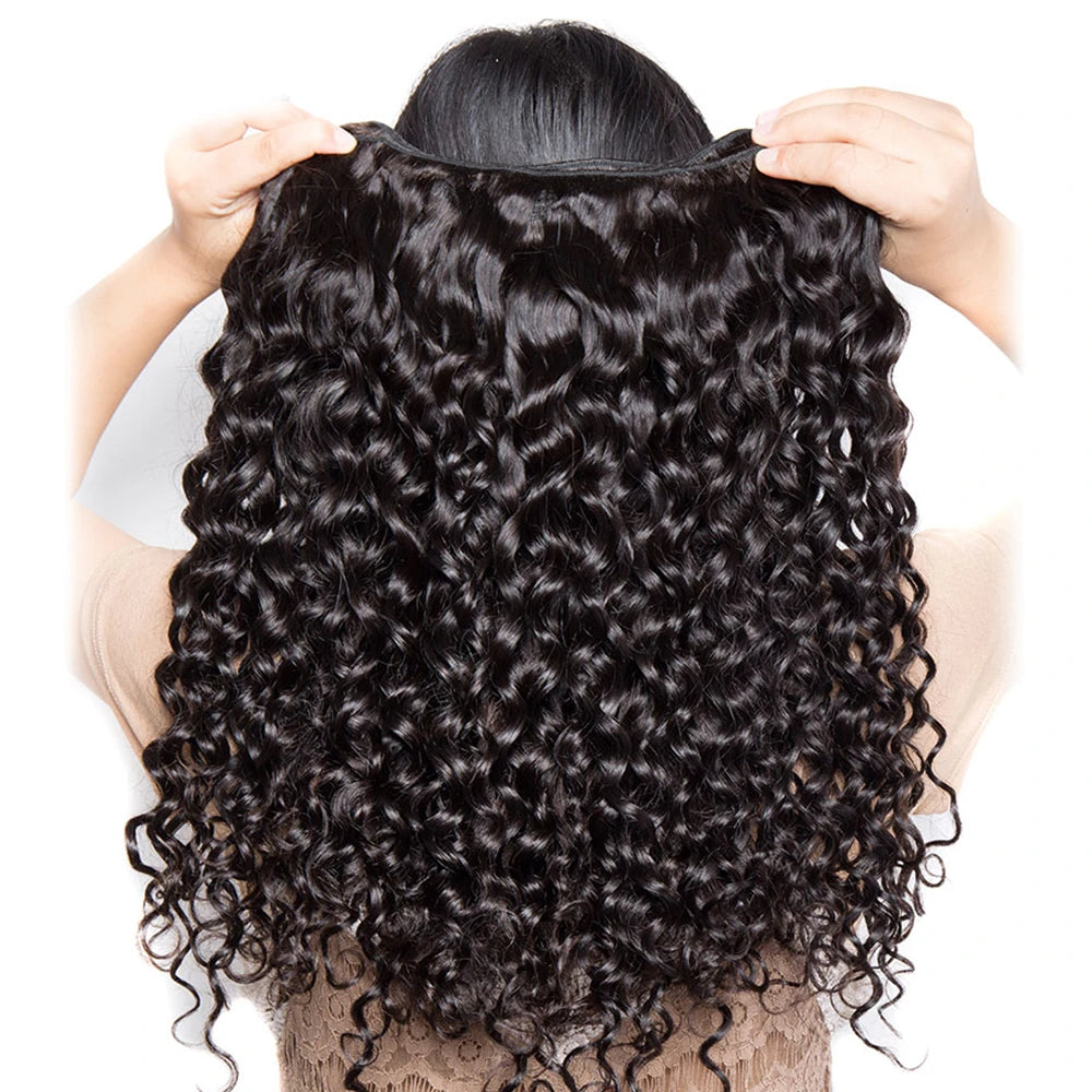 Afro Kinky Curly Hair 1/ 3 / 4 Bundles Deal Raw Indian Hair Bundles Isee Human Hair Weave Extensions Natural Color 100G/PCS Remy