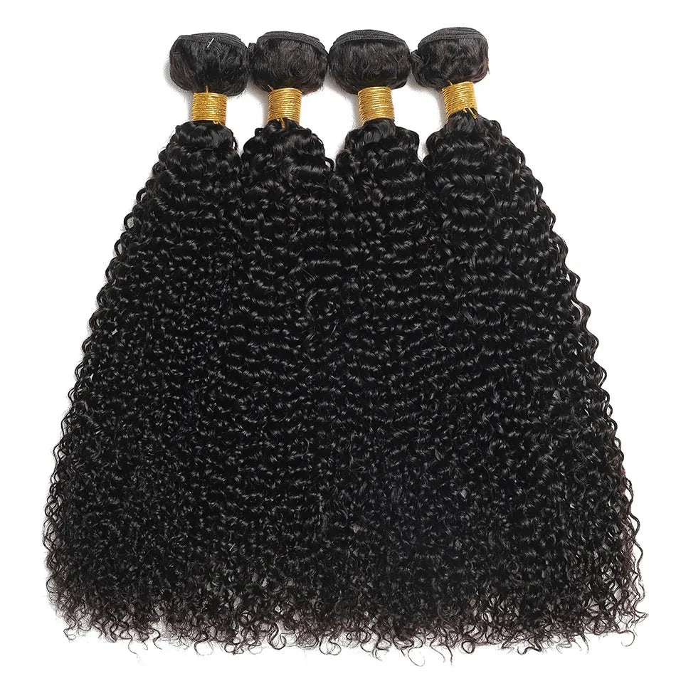 Afro Kinky Curly Hair 1/ 3 / 4 Bundles Deal Raw Indian Hair Bundles Isee Human Hair Weave Extensions Natural Color 100G/PCS Remy