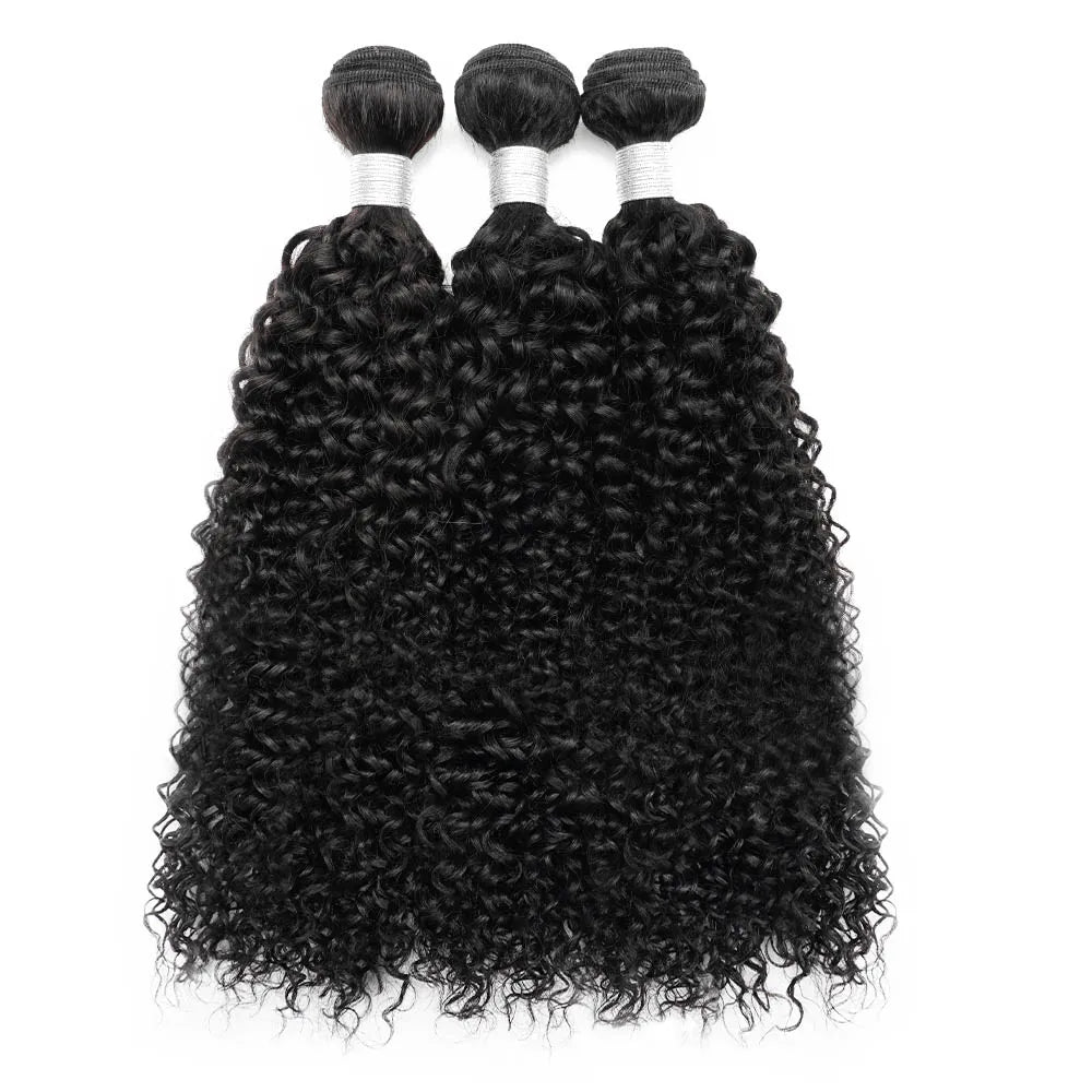 Afro Kinky Curly Hair 1/ 3 / 4 Bundles Deal Raw Indian Hair Bundles Isee Human Hair Weave Extensions Natural Color 100G/PCS Remy